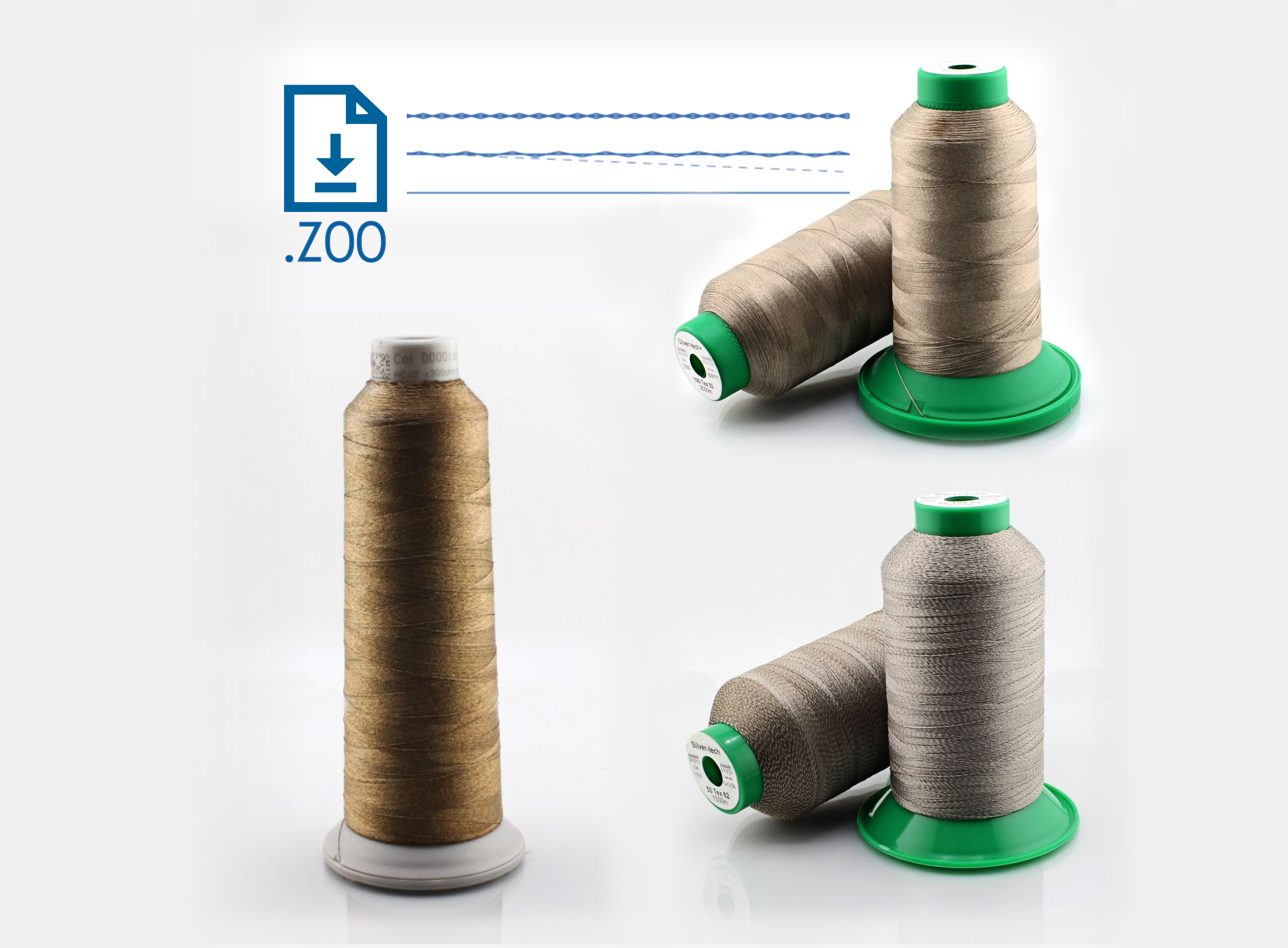 3E Starter Kit Conductive Yarns F-Head