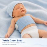 Textile Chest Band — soft wrap for continuous ECG, respiration and vital sign monitoring in neonates