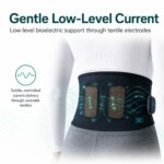 ZSK microcurrent back belt with embroidered MOSS electrodes delivering gentle low-level current