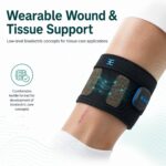 Wearable microcurrent arm band with embroidered MOSS electrodes for wound and tissue-support concepts