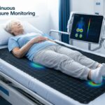 Continuous pressure monitoring: embroidered e-textile sensor mat mapping pressure distribution on a hospital bed in real time